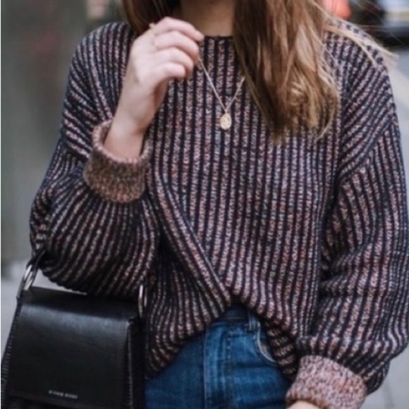 French Connection Mozart Millie Multicolor Knit Sweater - Picture 1 of 12